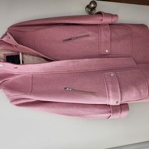 Pink and Cream Lined Coat
